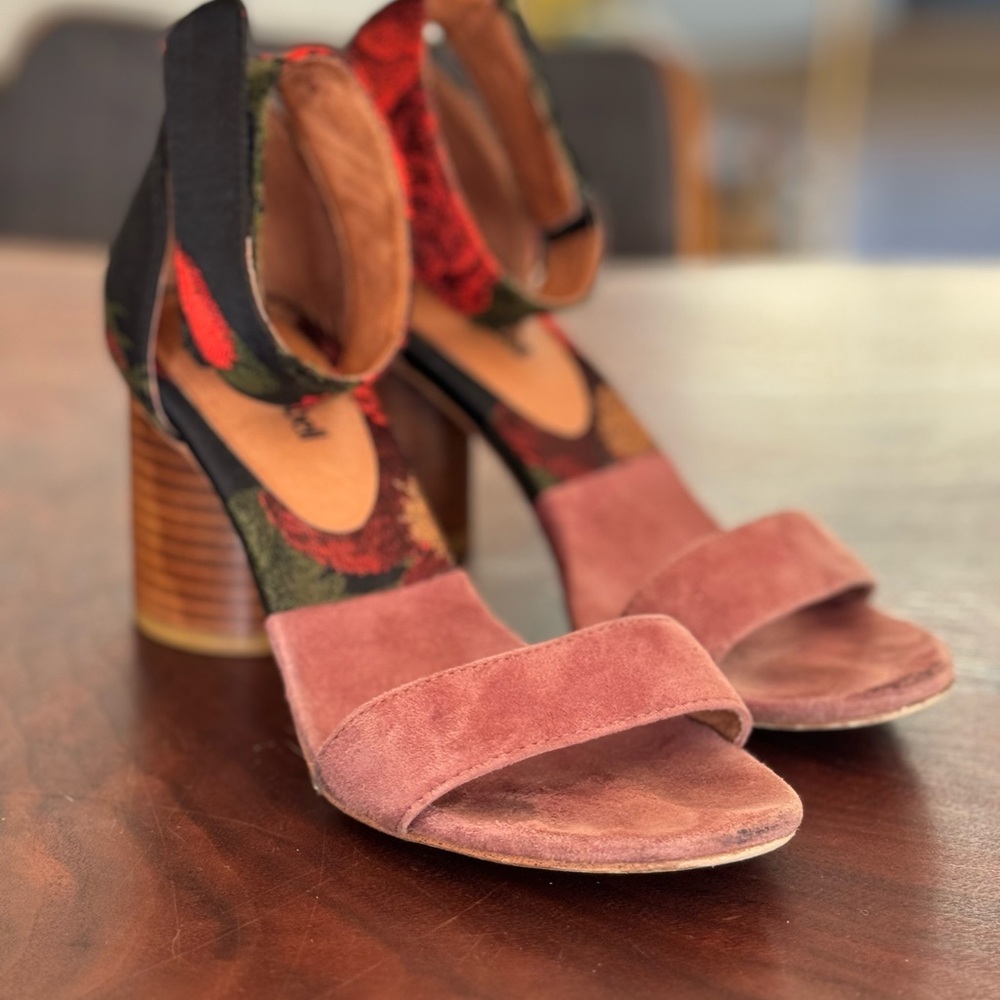Jeffrey Campbell heels with Velcro ankle strap